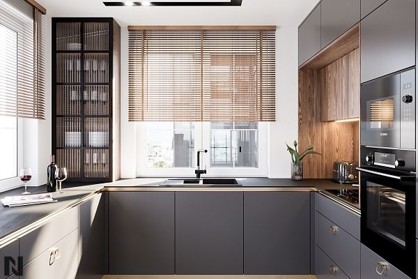 Ciemnoszary Mat AFP 85382 - realizacja Mila Meble